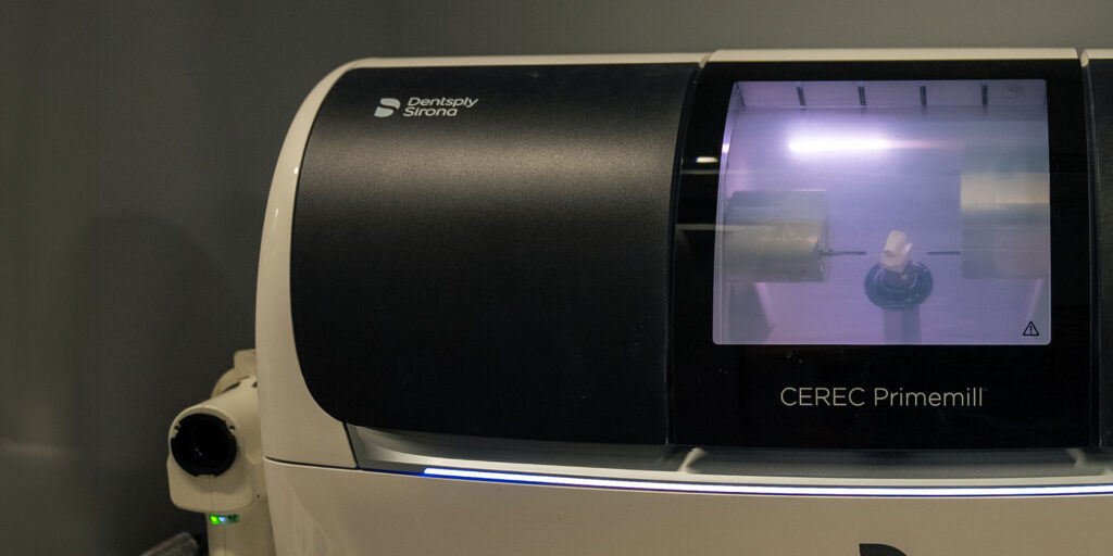 cerec machine close up