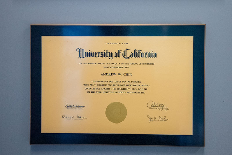 UC degree chin