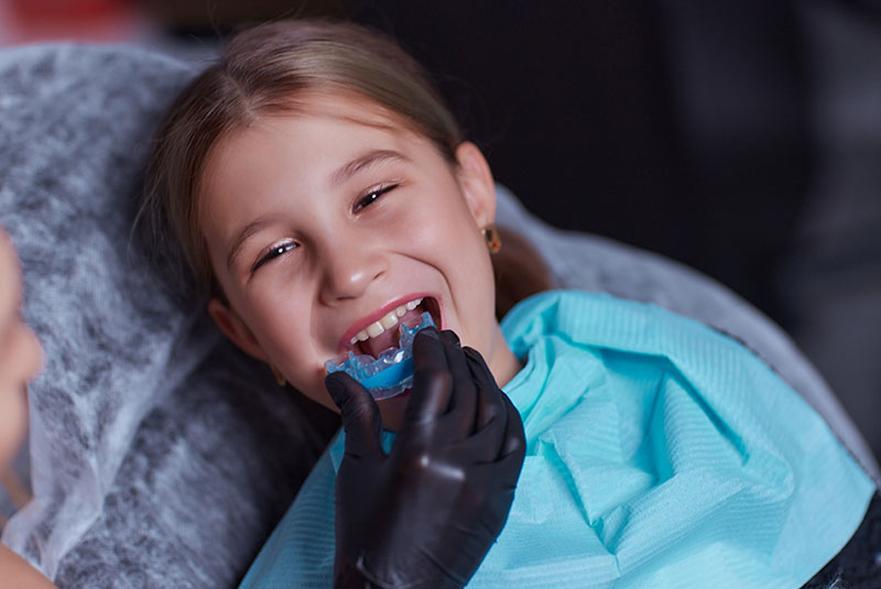 pediatric patient trying ortho