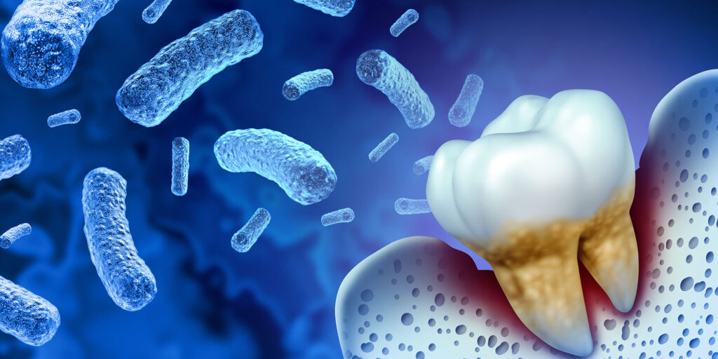 bacteria on tooth