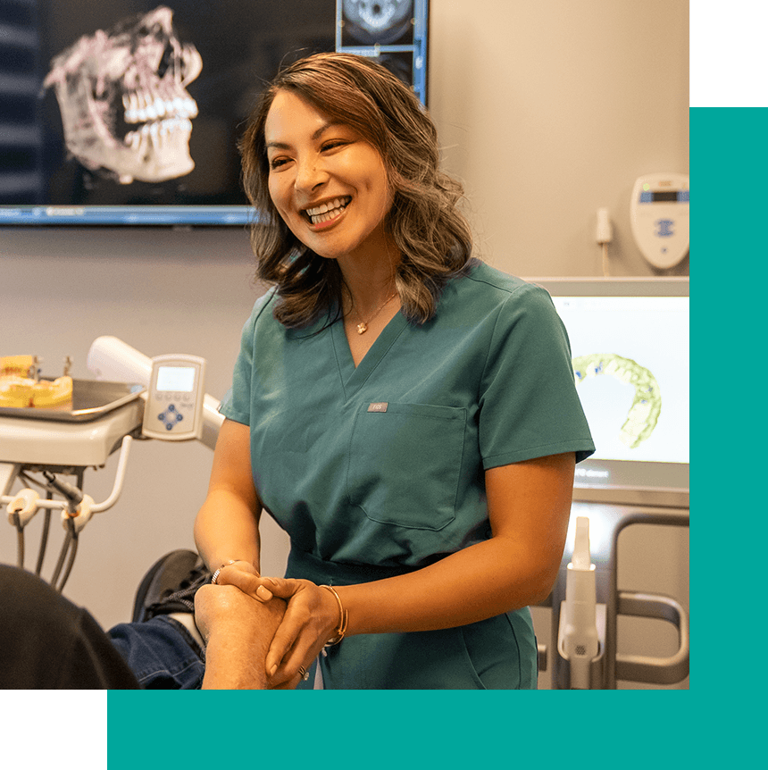 doctor welcoming patient