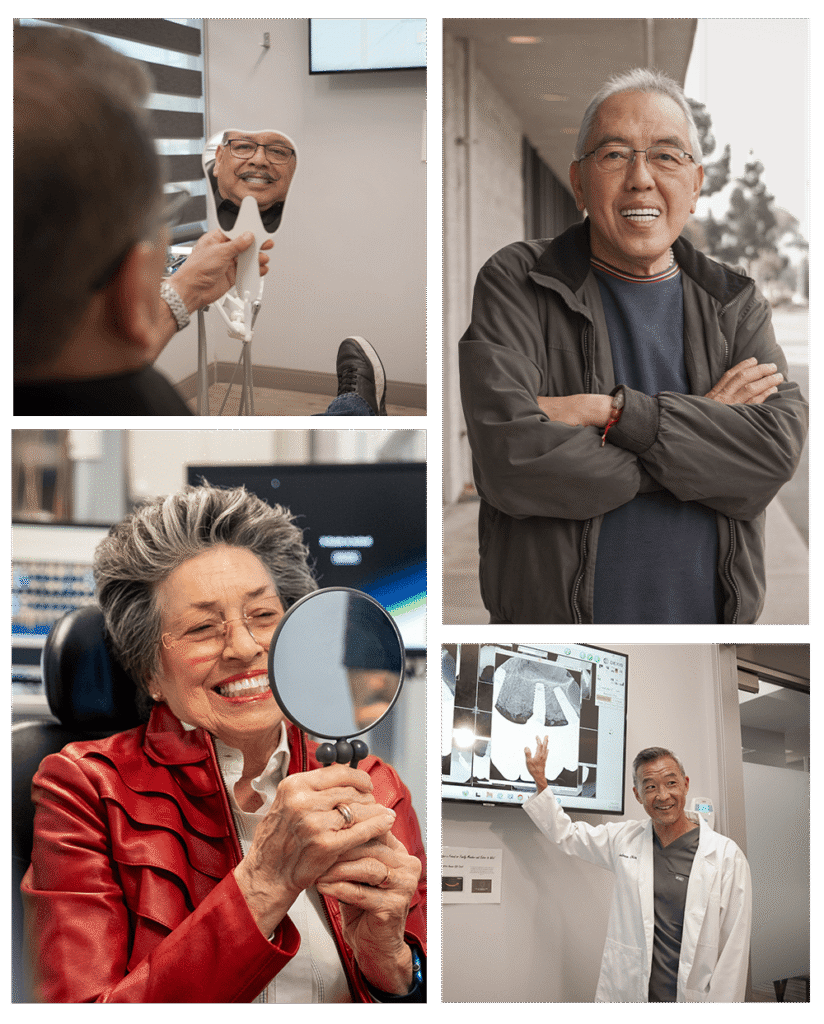combo collage patient reveals dr